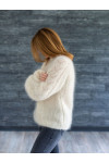 Gros pull femme en laine mohair - Modèle Agathe – ADT